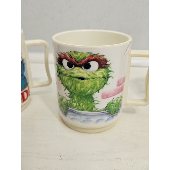 Vintage Sesame Street Cup with Handle Yum That's Good Made In USA Jim Henson - Picture 9 of 15
